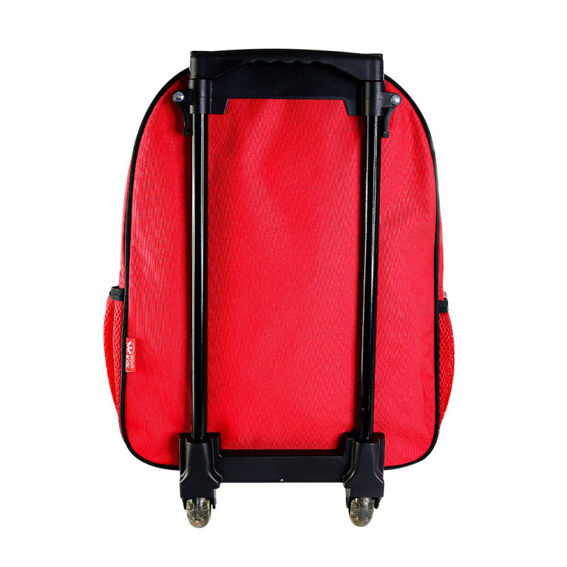 Kit Mochila Infantil Escolar com 3 peças Carrinho Vermelho